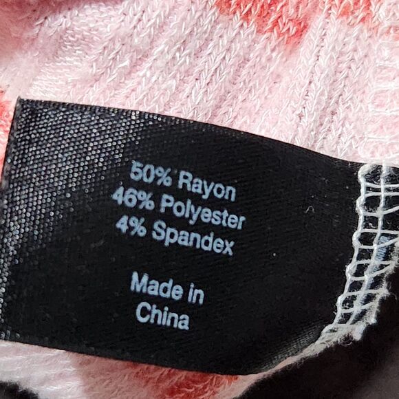 Lane Bryant Top Sweater Size 14/16 Striped Cold Shoulder Stretch - Picture 7 of 8